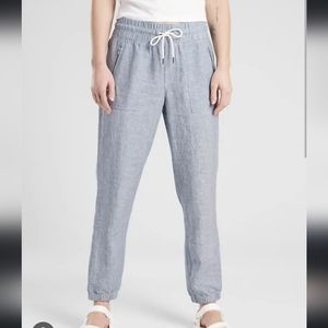 Athleta Cabo Linen Jogger, Size 10